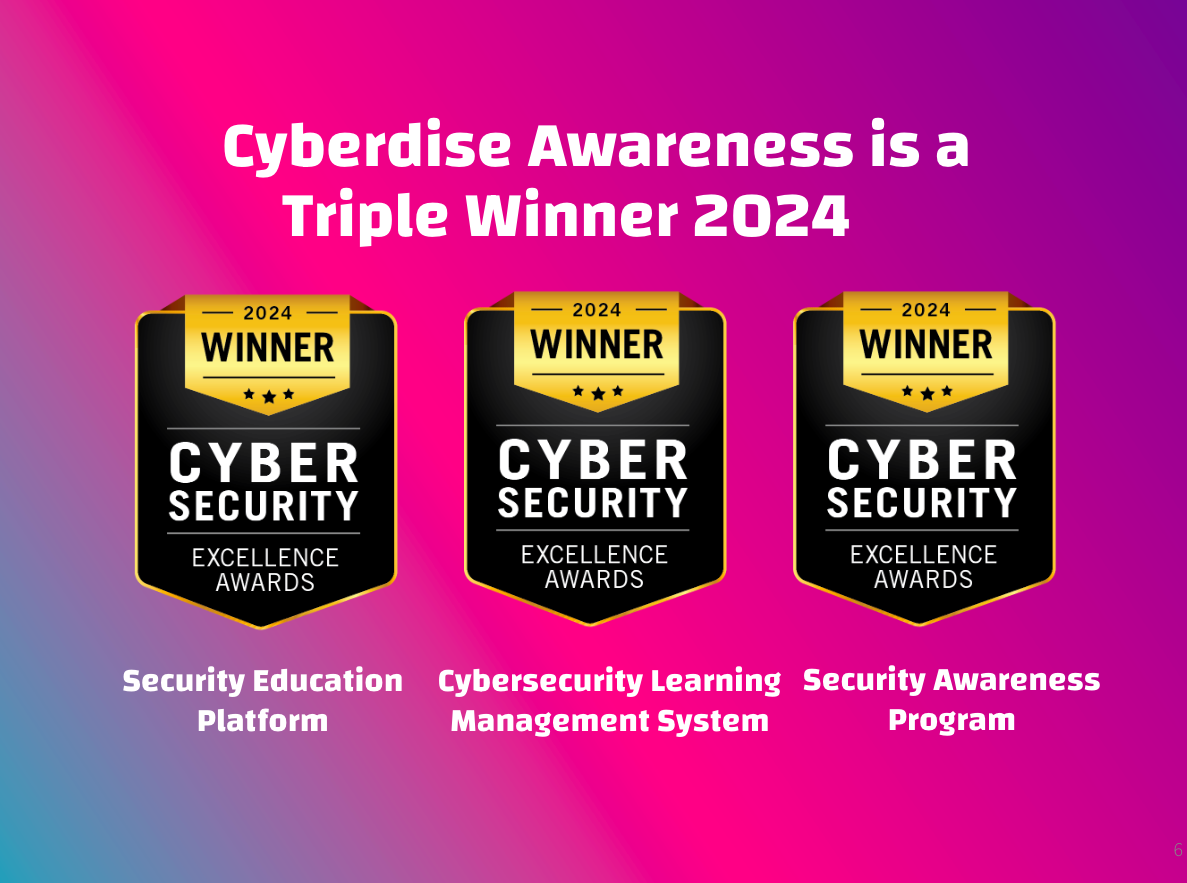Cyberdise Cybersecurity Excellence Awards 2024